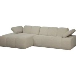 Hoekbanken<WOOOD Hoekbank Mojo Links Beige