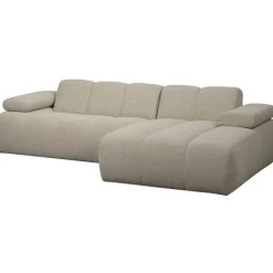 Hoekbanken<WOOOD Hoekbank Mojo Rechts Beige