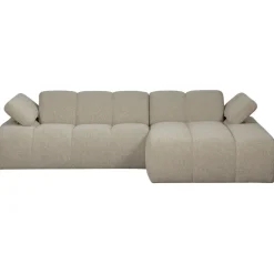 Hoekbanken<WOOOD Hoekbank Mojo Rechts Beige
