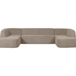U-Banken<WOOOD Hoekbank Sloping Beige