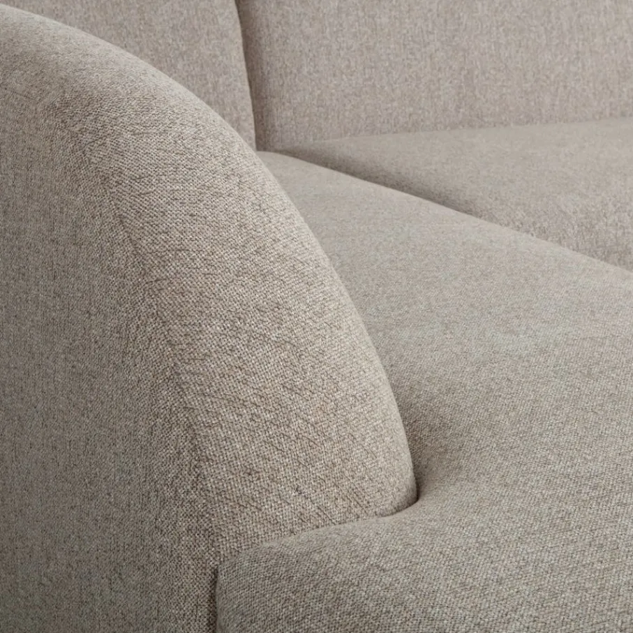 Hoekbanken<WOOOD Hoekbank Sloping Links Beige