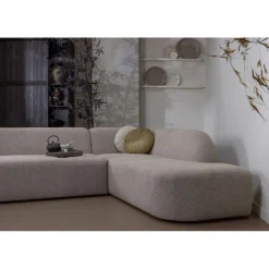 Hoekbanken<WOOOD Hoekbank Sloping Rechts Beige