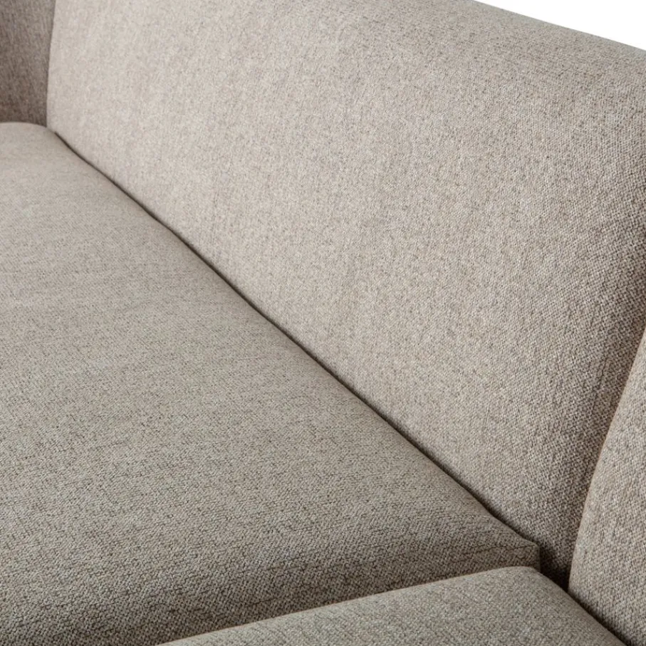Hoekbanken<WOOOD Hoekbank Sloping Rechts Beige