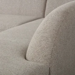 Hoekbanken<WOOOD Hoekbank Sloping Rechts Beige