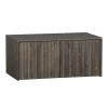 Opbergkasten<WOOOD Kistbank New Gravure Bruin - 88x50x40 cm