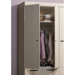 Kledingkasten<WOOOD Kledingkast Connect Dust - 140x195x53 cm