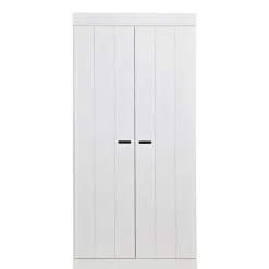 Kledingkasten<WOOOD Kledingkast Connect Wit - 94x195x53 cm