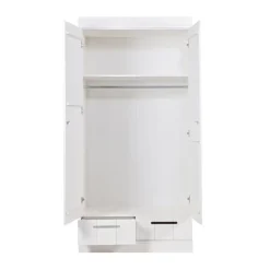 Kledingkasten<WOOOD Kledingkast Connect Wit - 94x195x53 cm