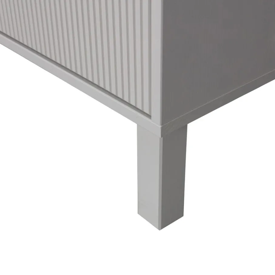 Kledingkasten<WOOOD Kledingkast Madu Grijs - 100x195x53 cm