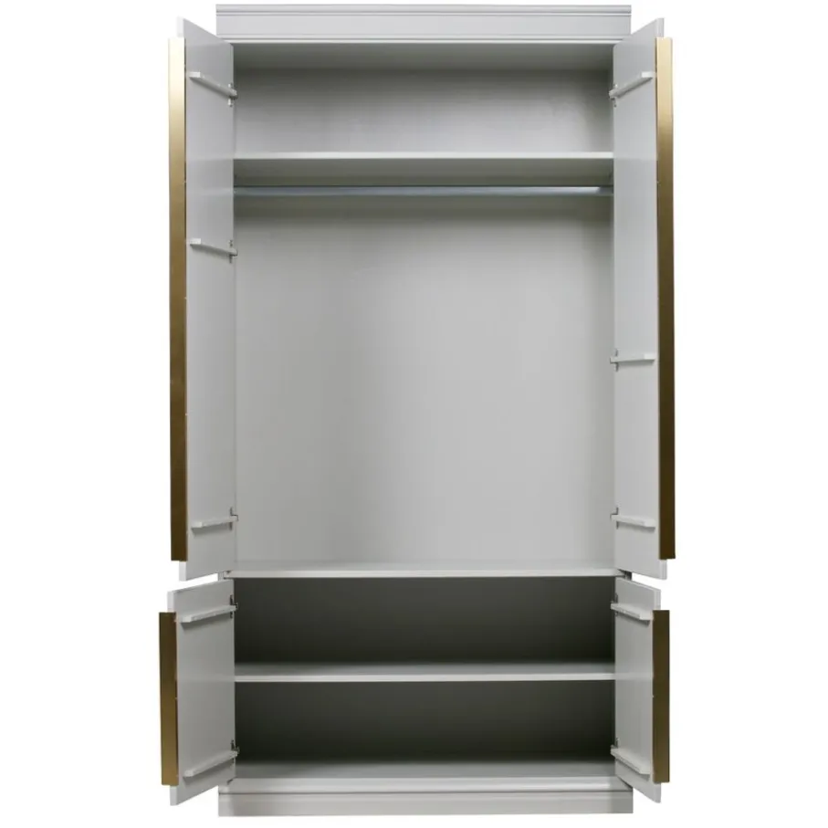 Kledingkasten<WOOOD Kledingkast Organize Mist - 110x215x62 cm