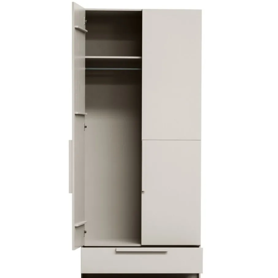 Kledingkasten<WOOOD Kledingkast Pure Dust - 95x215x60 cm