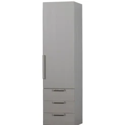 Kledingkasten<WOOOD Kledingkast Rens Grijs - 55x210x58 cm