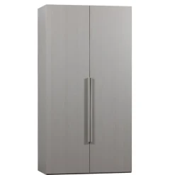 Kledingkasten<WOOOD Kledingkast Rens Grijs - 110x210x58 cm