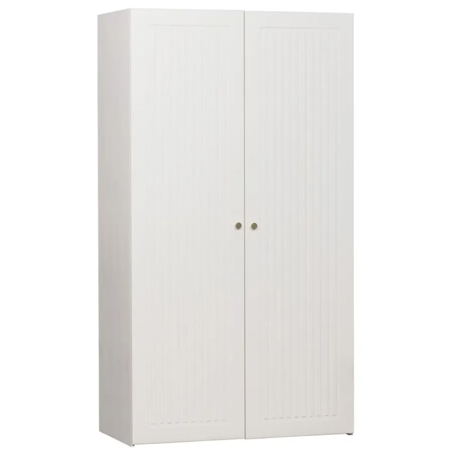 Kledingkasten<WOOOD Kledingkast Sipke Wit - 110x200x55 cm
