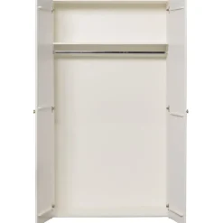 Kledingkasten<WOOOD Kledingkast Sipke Wit - 110x200x55 cm