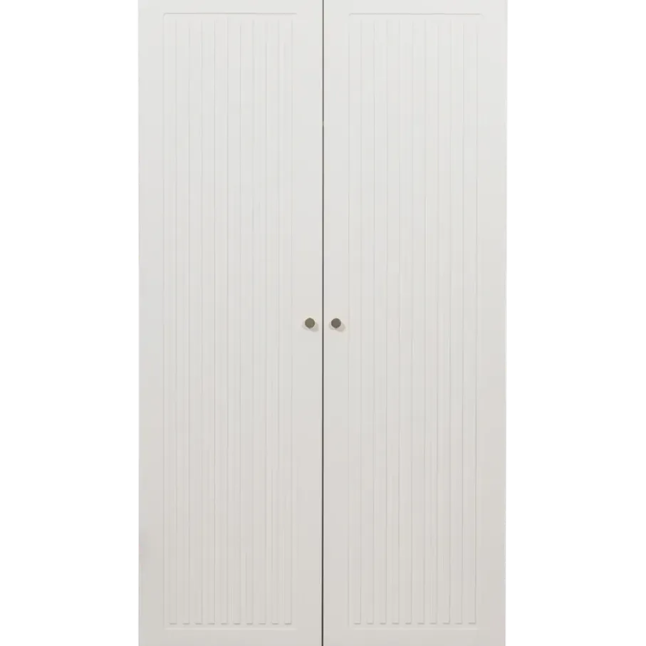 Kledingkasten<WOOOD Kledingkast Sipke Wit - 110x200x55 cm