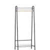 Opbergkasten<WOOOD Kledingrek Jovi Zwart - 70x167x41 cm