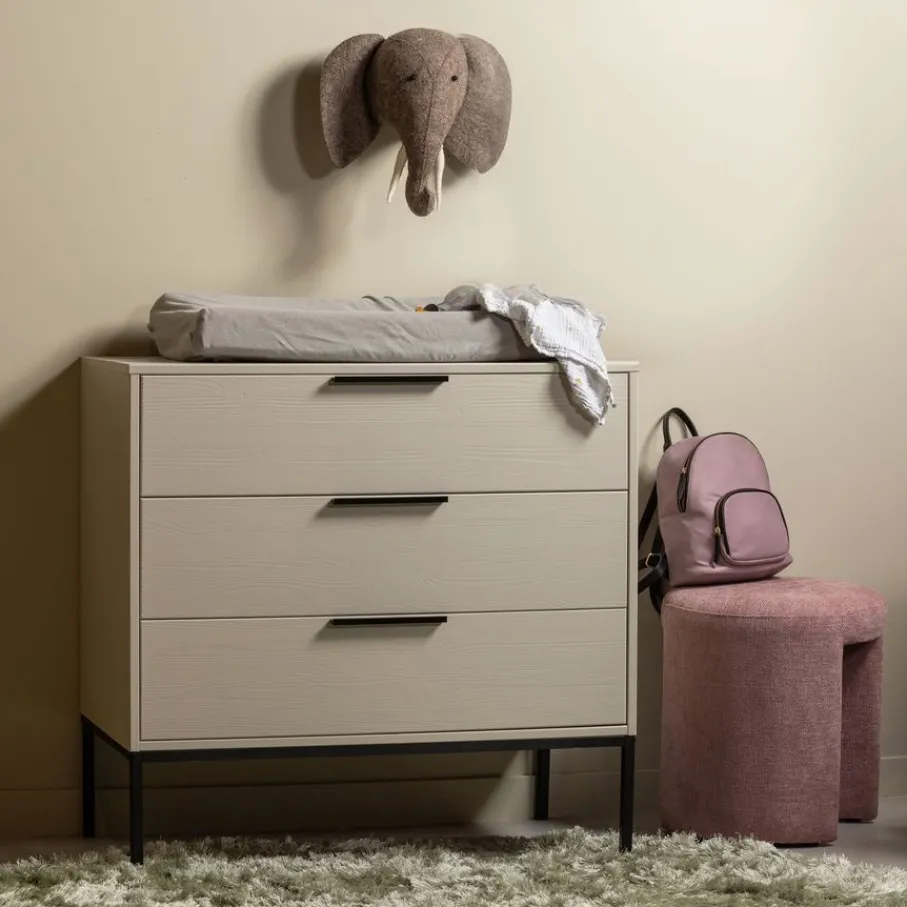 Ladekasten|Wandkasten<WOOOD Ladekast Adam Dust - 94x93x52 cm