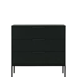 Ladekasten|Wandkasten<WOOOD Ladekast Adam Zwart - 94x93x52 cm