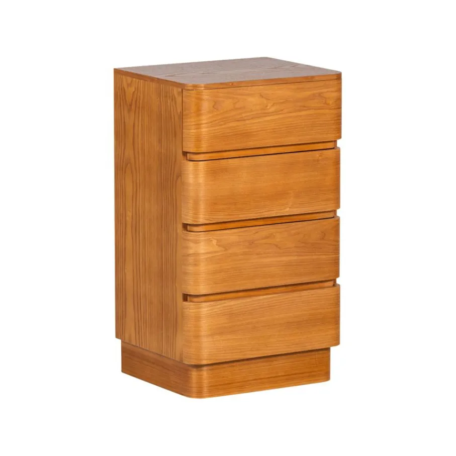 Nachtkastjes|Ladekasten<WOOOD Ladekast Fejo Bruin - 40x70x34 cm