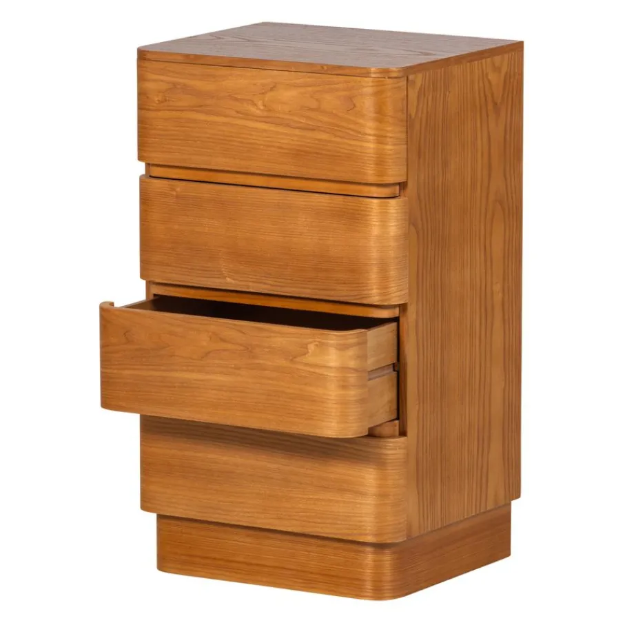 Nachtkastjes|Ladekasten<WOOOD Ladekast Fejo Bruin - 40x70x34 cm