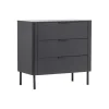 Ladekasten<WOOOD Ladekast Gunnar Zwart - 94x93x52 cm