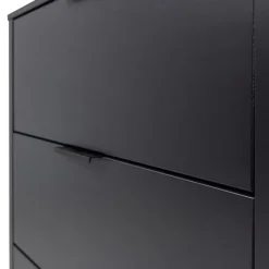Ladekasten<WOOOD Ladekast Gunnar Zwart - 94x93x52 cm