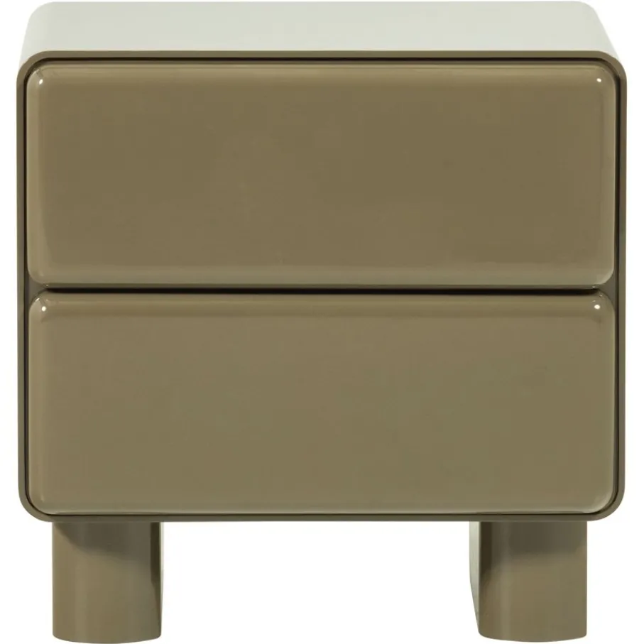 Nachtkastjes|Ladekasten<WOOOD Ladekast Lustra Groen - 57x43x57 cm
