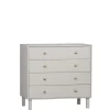 Ladekasten|Wandkasten<WOOOD Ladekast Madu Grijs - 94x91x52 cm