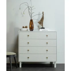 Ladekasten|Wandkasten<WOOOD Ladekast Madu Grijs - 94x91x52 cm