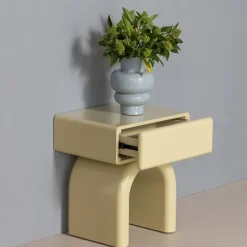 Nachtkastjes|Ladekasten<WOOOD Ladekast Zorel Zachtgroen - 57x40x50 cm