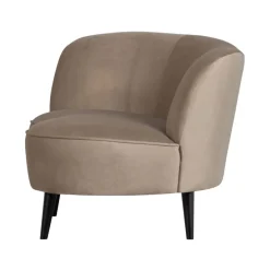 Fauteuils|Zitbanken<WOOOD Lounge Fauteuil Sara Khaki