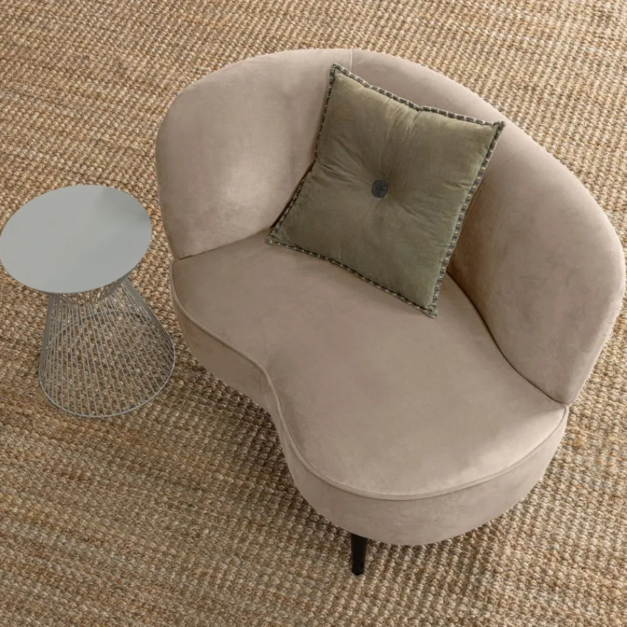 Fauteuils|Zitbanken<WOOOD Lounge Fauteuil Sara Khaki