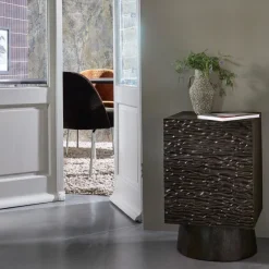 Nachtkastjes<WOOOD Nachtkastje Crumble Bruin - 40x66x37 cm