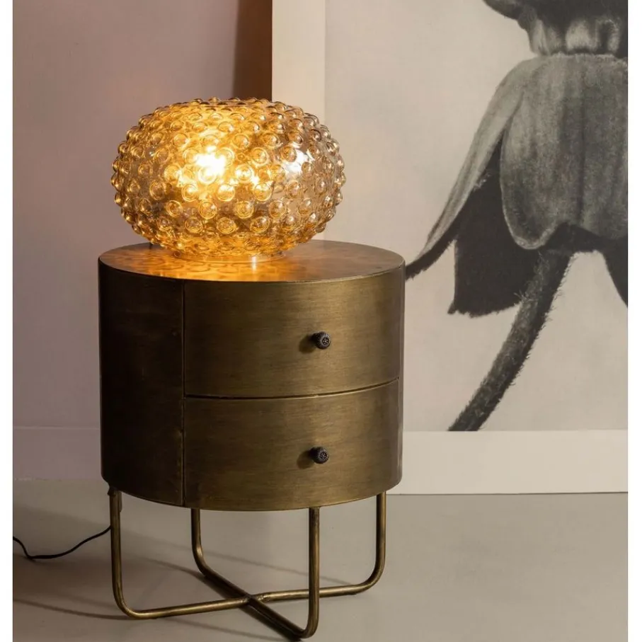 Nachtkastjes<WOOOD Nachtkastje Glossy Goud - 39x48x39 cm