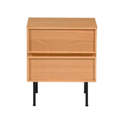 Ladekasten|Nachtkastjes<WOOOD Nachtkastje Tours Naturel - 45x51x42 cm