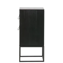 Nachtkastjes<WOOOD Nachtkastje Zola Zwart - 40x74x35 cm