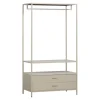 Kledingkasten<WOOOD Open Kledingkast Ferris Zand - 100x185x54 cm