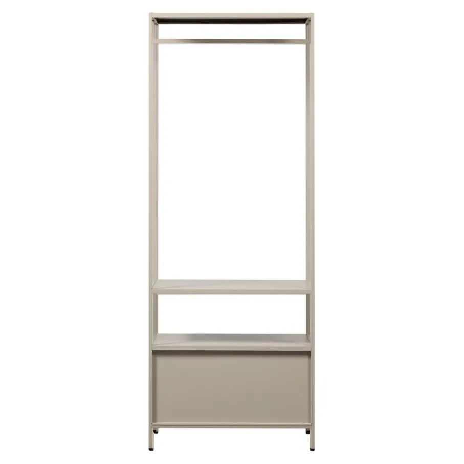 Kledingkasten<WOOOD Open Kledingkast Ferris Zand - 70x185x54 cm