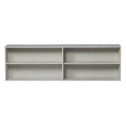 Wandkasten<WOOOD Opzetkast  Klink Mist - 200x60x35 cm