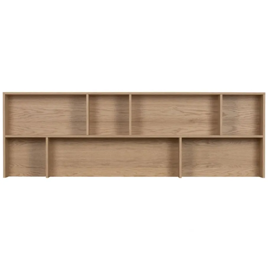 Wandkasten<WOOOD Opzetkast New Gravure Naturel - 200x65x30 cm