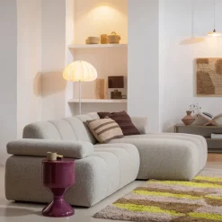 Vloerlampen<WOOOD Plafondlamp / Wandlamp Dalia Wit - E27 - 150 cm hoog