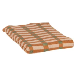 Plaids<WOOOD Plaid Vola Groen / Oranje - 130x170 cm