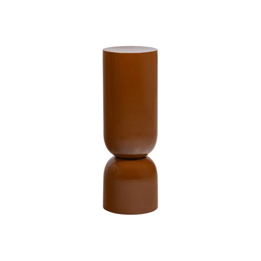 Vazen & Potten|Bijzettafels<WOOOD Plantentafel / Pot Toval Honinggeel - 32x95x32 cm