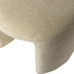 Poefs & Krukjes<WOOOD Poef Charlie Beige - Ø 45 cm