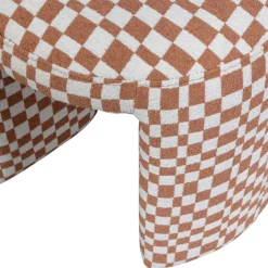 Poefs & Krukjes<WOOOD Poef Charlie Oranje - Ø 45 cm