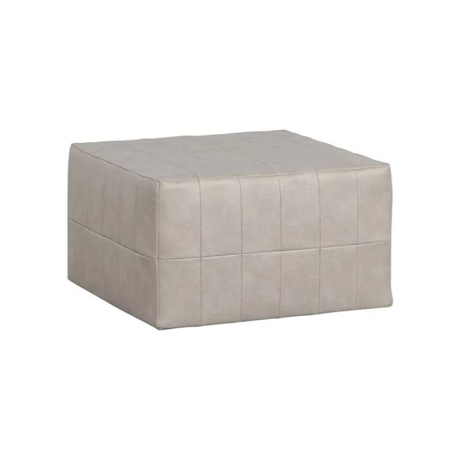 Poefs & Krukjes<WOOOD Poef Patchwork Beige - 60x60 cm