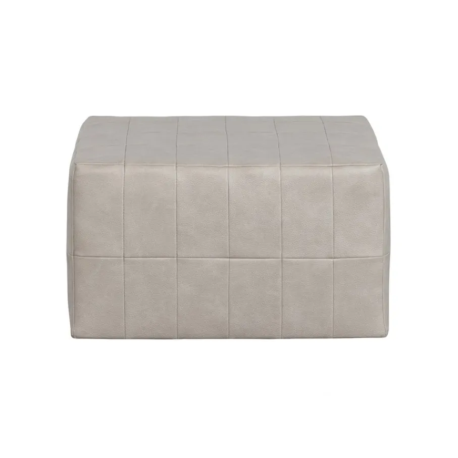 Poefs & Krukjes<WOOOD Poef Patchwork Beige - 60x60 cm