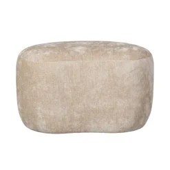 Voetenbanken|Fauteuils<WOOOD Poef Popular Beige - 73x51 cm