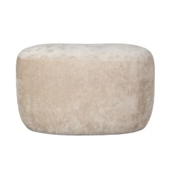 Voetenbanken|Fauteuils<WOOOD Poef Popular Beige - 73x51 cm